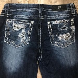 Miss Me Mid Rise Easy Straight Jeans - 28/33